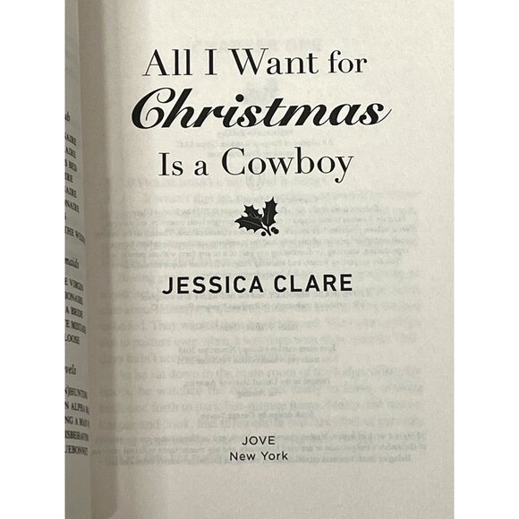 All I Want for Christmas Is a Cowboy Book by Jessica Clare Romance Novel - Picture 4 of 4
